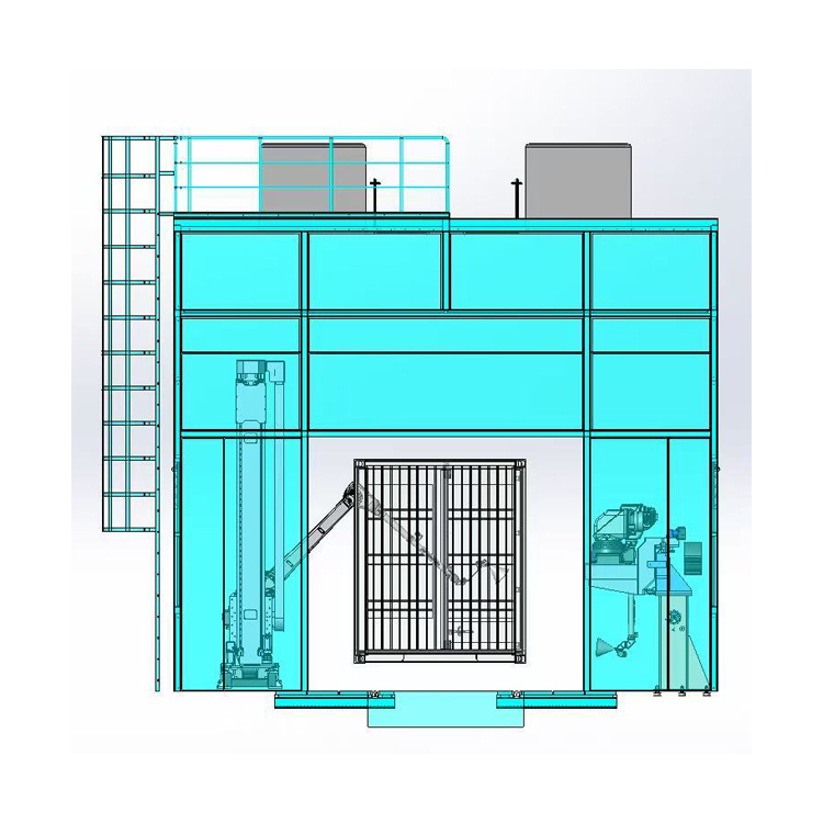 Produktionslinie für automatische Beschichtung von Behältern